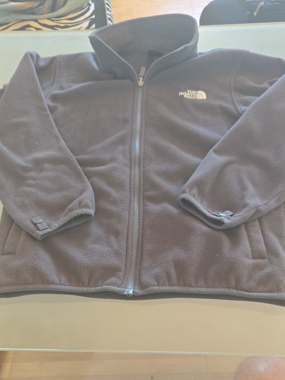 The North Face Brown Full-Zip Fleece Jacket